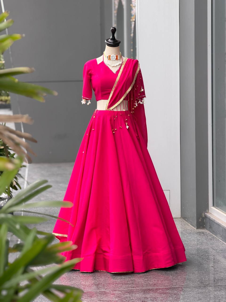 Roman Silk Mirror Kodi Work Lehenga Choli ClothsVilla