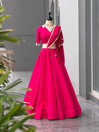 Roman Silk Mirror Kodi Work Lehenga Choli ClothsVilla