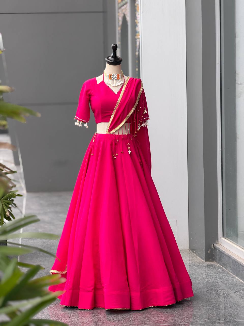 Roman Silk Mirror Kodi Work Lehenga Choli ClothsVilla