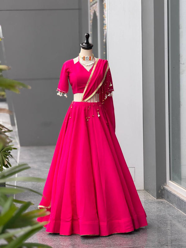 Roman Silk Mirror Kodi Work Lehenga Choli ClothsVilla