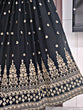 Load image into Gallery viewer, Clothsvilla Black Lehenga Choli Set for Girls and Women