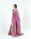 Deep Purple Woven Kanjivaram Silk Saree : Limited Edition Clothsvilla
