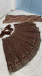 Load image into Gallery viewer, Coffee Silk Embroidered Lehenga Choli Set ClothsVilla