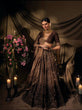Load image into Gallery viewer, Coffee Silk Embroidered Lehenga Choli Set ClothsVilla