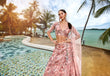 Load image into Gallery viewer, Coral Net Sequins and thread embroidery Semi-Stitched Lehenga choli &amp; Dupatta ClothsVilla