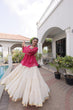 Load image into Gallery viewer, Cotton Lehenga Set with Laheriya Print Top ClothsVilla