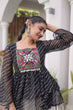 Load image into Gallery viewer, Cotton Lehenga Set with Laheriya Print Top ClothsVilla