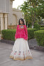 Cotton Lehenga with Bandhani Top ClothsVilla