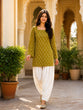 Load image into Gallery viewer, Cotton Print Top with Farsi Pant Set ClothsVilla