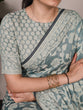 Load image into Gallery viewer, Cotton Silk Saree with Flower Print ClothsVilla