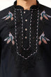 Load image into Gallery viewer, Mens Wear Luxury Navy Blue Kurta with Dupatta Collection Clothsvilla