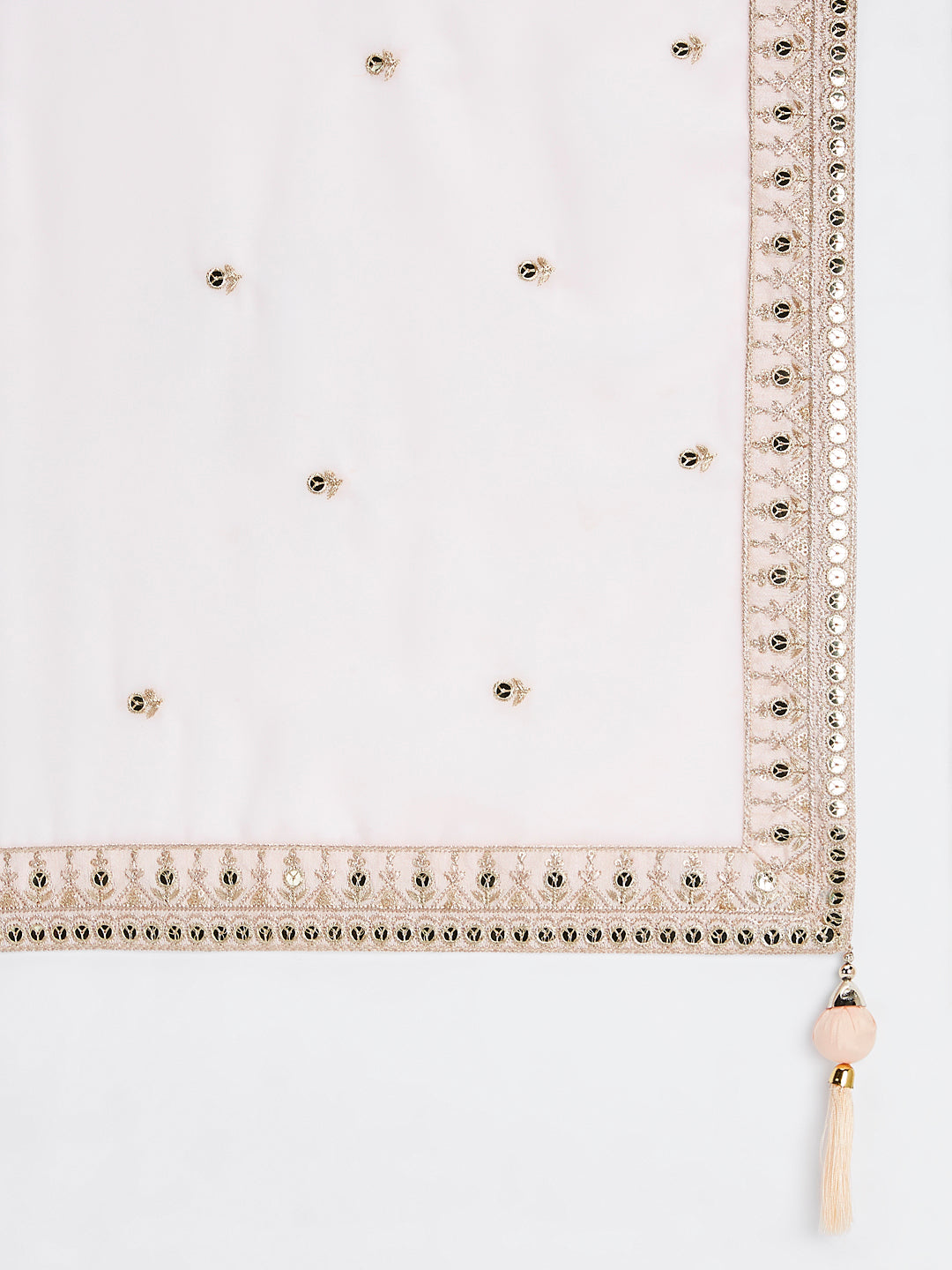 Cream colour Organza Floral design digital print Semi-Stitched Lehenga choli & Dupatta ClothsVilla