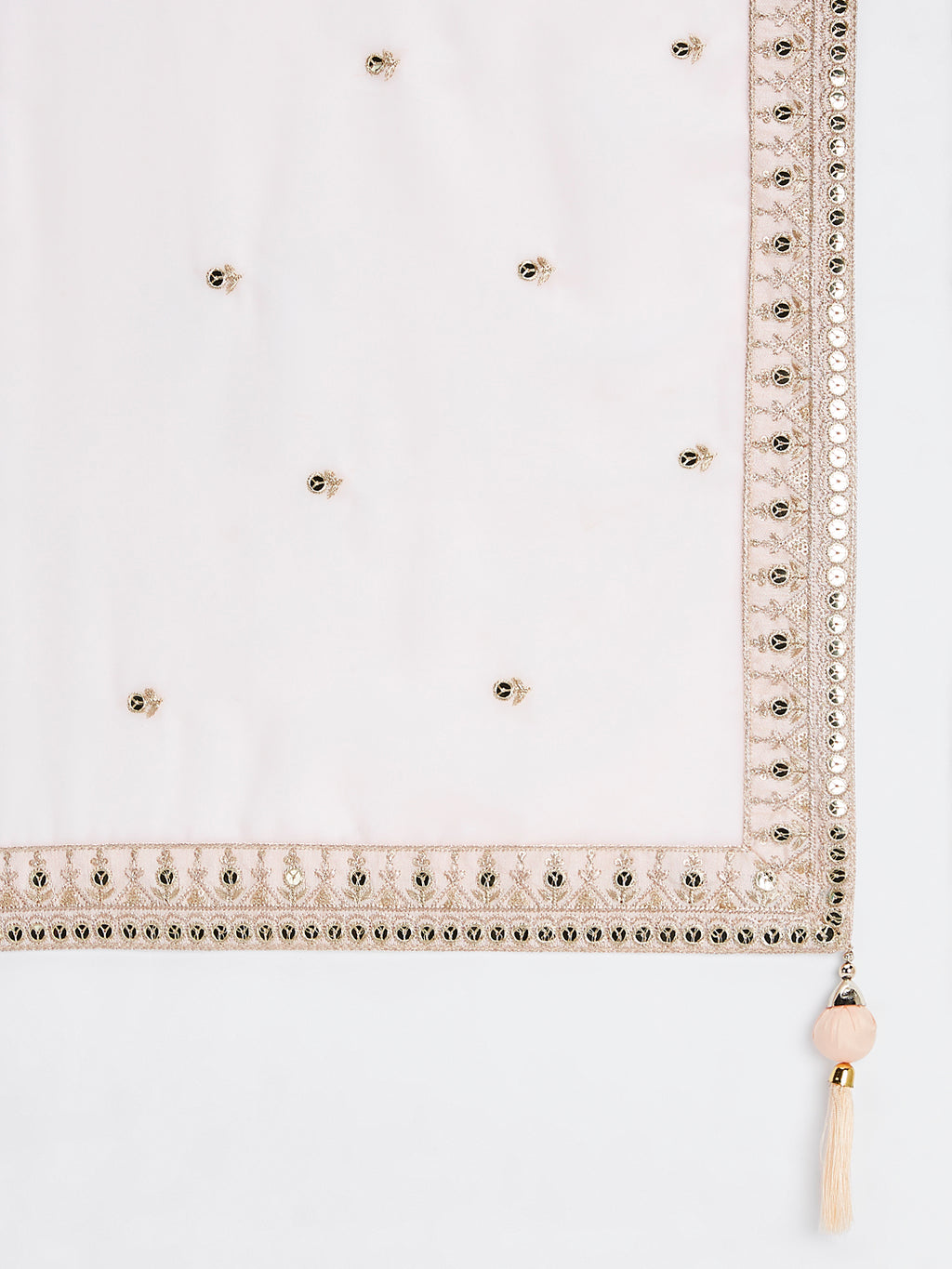 Cream colour Organza Floral design digital print Semi-Stitched Lehenga choli & Dupatta ClothsVilla