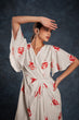 Load image into Gallery viewer, Cream Elegant Printed Linen Co-Ord Set ClothsVilla