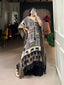 Cream Elegant Pure Viscose Handwork Kaftan with Zari Border ClothsVilla