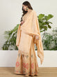 Load image into Gallery viewer, Cream Embroidered Lehenga Set ClothsVilla