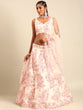 Load image into Gallery viewer, Cream Net Sequins with heavy Zarkan embroidery Semi-Stitched Lehenga choli &amp; Dupatta Clothsvilla