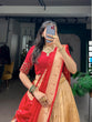 Load image into Gallery viewer, Cream Paithani Wedding &amp; Festive Lehenga ClothsVilla
