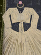 Load image into Gallery viewer, Cream Premium Silkyani Slab Lehenga Set with Thread &amp; Sequin Work ClothsVilla