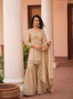 Load image into Gallery viewer, Cream Sequence Embroidered Sharara Suit ClothsVilla