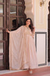Load image into Gallery viewer, Cream Star Georgette Gown with Dupatta – Beads &amp; Sequins Multi-Embroidery ClothsVilla