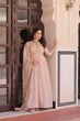 Load image into Gallery viewer, Cream Star Georgette Gown with Dupatta – Beads &amp; Sequins Multi-Embroidery ClothsVilla