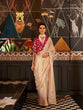 Load image into Gallery viewer, Cream Timeless Blended Silk Saree – A Perfect Blend of Tradition &amp; Elegance ClothsVilla