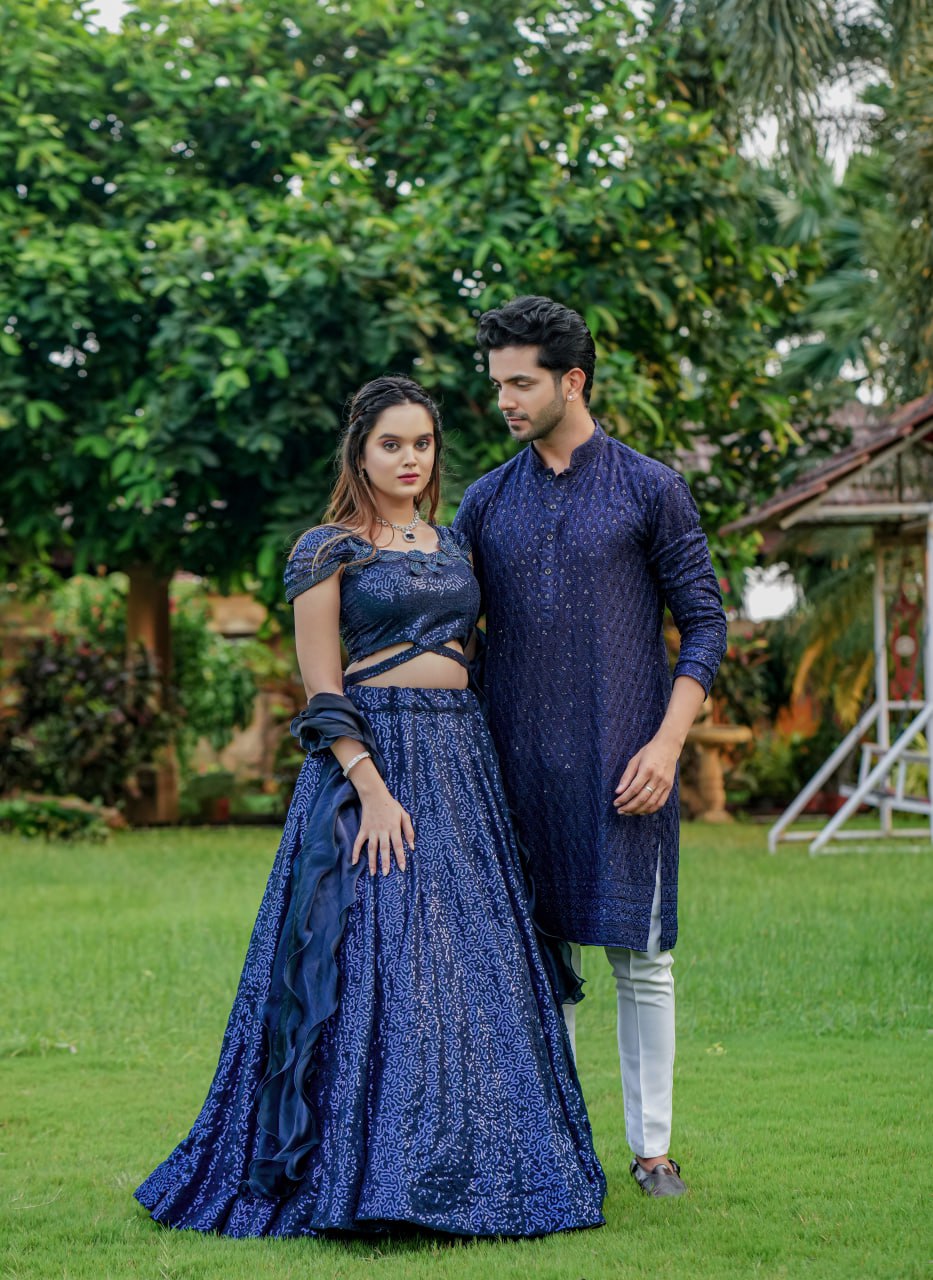 Buy Couple Combo Set Lehenga and Men Kurta Set Ready to Wear, Indian  Wedding Cocktail Reception Couple Set, Husband Wife Dress,pink Gift Dress  Online in India - Etsy