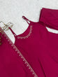 Load image into Gallery viewer, Dark Pink Chanderi Anarkali Gown ClothsVilla