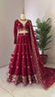 Load image into Gallery viewer, Dark Pink Designer Jimi Choo Lehenga Choli Set with Heavy 3mm &amp; 9mm Sequin Embroidery – With Dupatta ClothsVilla