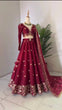 Load image into Gallery viewer, Dark Pink Designer Jimi Choo Lehenga Choli Set with Heavy 3mm &amp; 9mm Sequin Embroidery – With Dupatta ClothsVilla