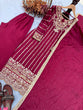 Load image into Gallery viewer, Dark Pink Premium Designer Readymade Top, Plazzo &amp; Dupatta