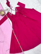 Load image into Gallery viewer, Dark Pink Silk Chanderi Anarkali Set ClothsVilla