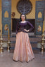 Dark Purple Jacquard Lehenga Choli ClothsVilla