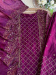 Load image into Gallery viewer, Dark Purple Premium Designer Party Wear Ready-Made Top, Plazzo &amp; Dupatta Set ClothsVilla