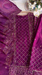 Load image into Gallery viewer, Dark Purple Premium Designer Party Wear Ready-Made Top, Plazzo &amp; Dupatta Set ClothsVilla
