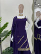 Load image into Gallery viewer, Dark Purple Rakhi Special Elegant Sharara Set ClothsVilla
