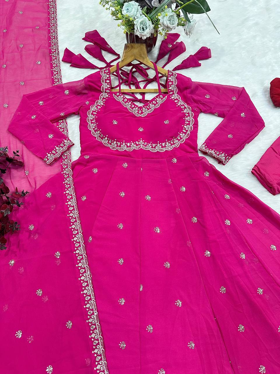 Designer Anarkali Suit ClothsVilla