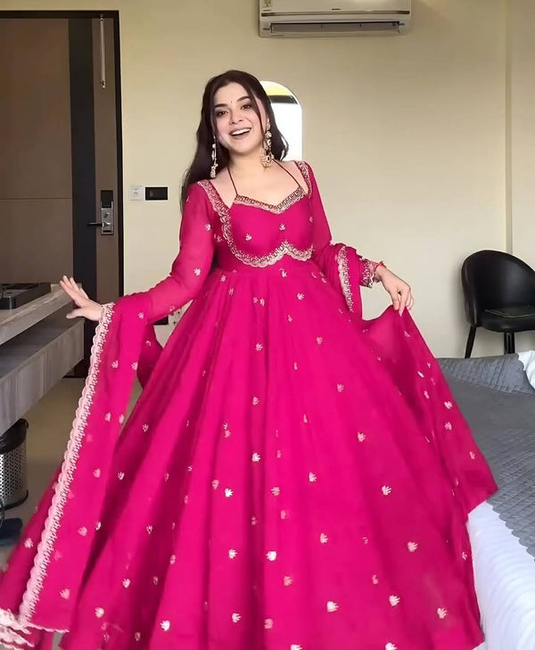 Designer Anarkali Suit ClothsVilla