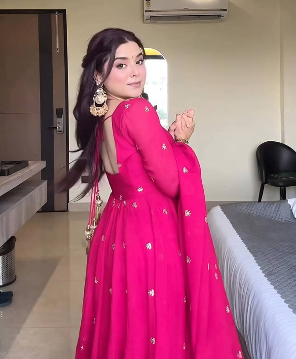 Designer Anarkali Suit ClothsVilla
