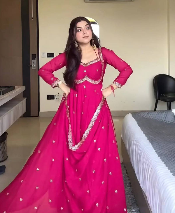 Designer Anarkali Suit ClothsVilla