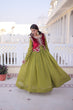 Load image into Gallery viewer, Designer Chanderi Gown with Ice Velvet Koti ClothsVilla