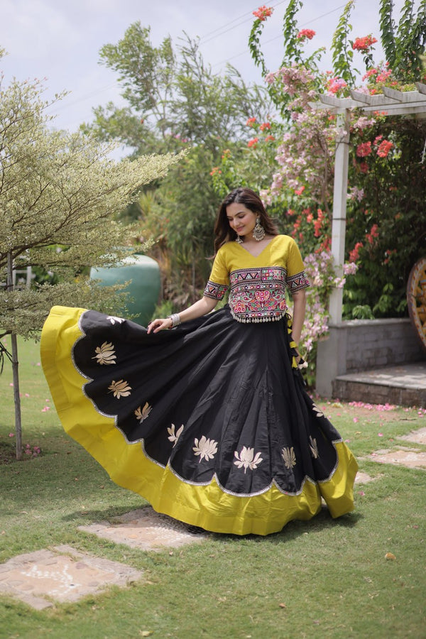 Designer Kutchi Gamthi Lehenga Choli ClothsVilla