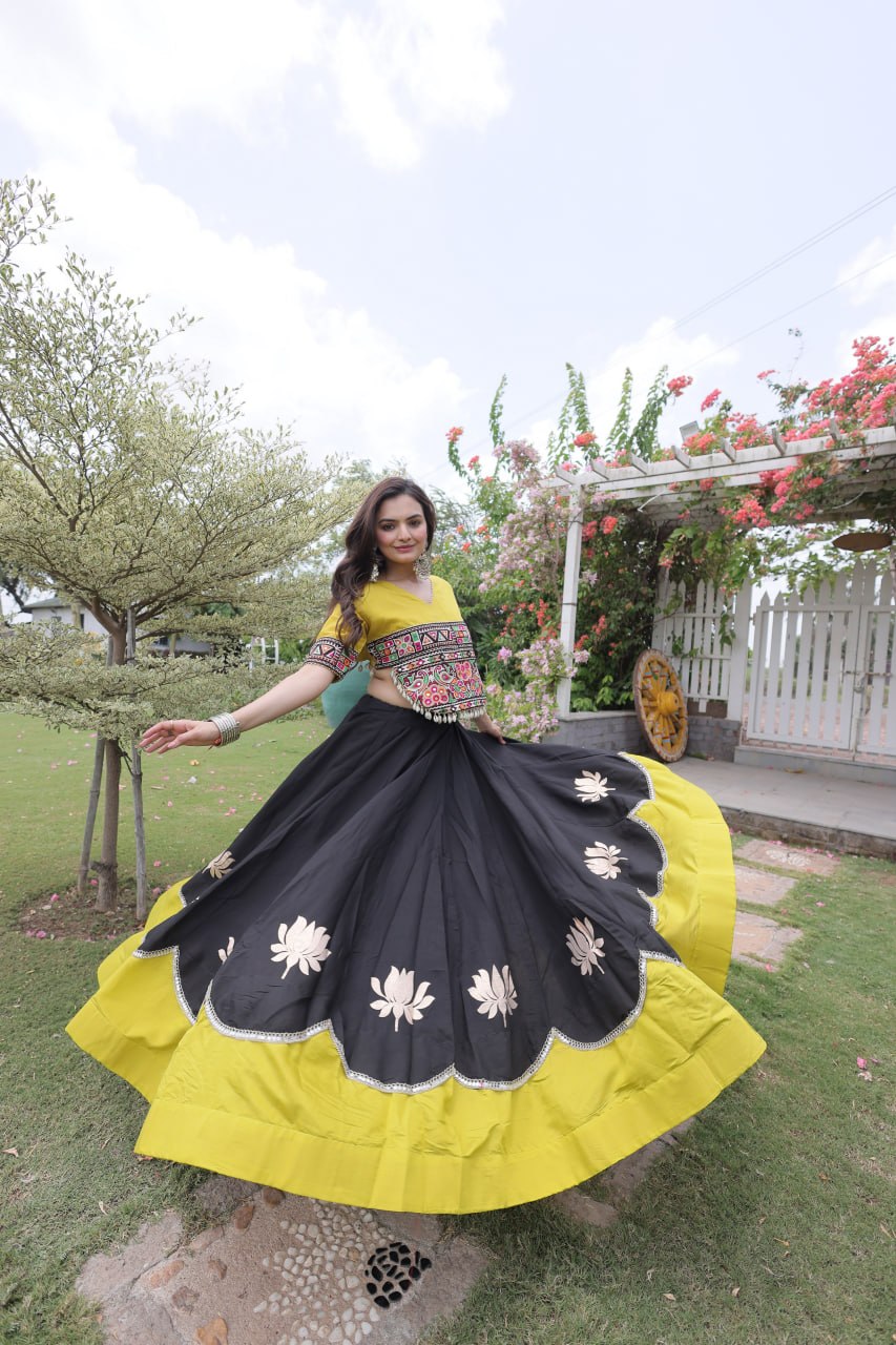 Designer Kutchi Gamthi Lehenga Choli ClothsVilla