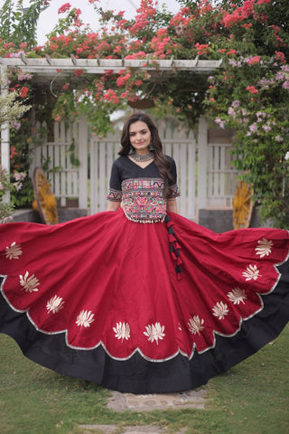 Designer Kutchi Gamthi Lehenga Choli ClothsVilla