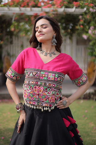 Designer Kutchi Gamthi Lehenga Choli ClothsVilla