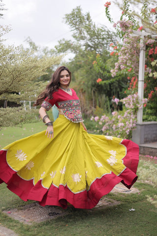 Designer Kutchi Gamthi Lehenga Choli ClothsVilla