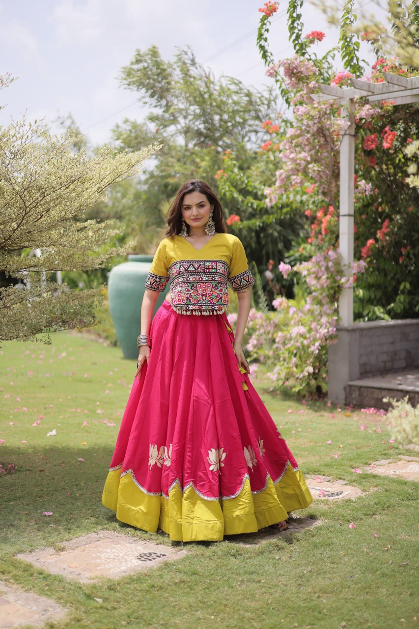 Designer Kutchi Gamthi Lehenga Choli ClothsVilla