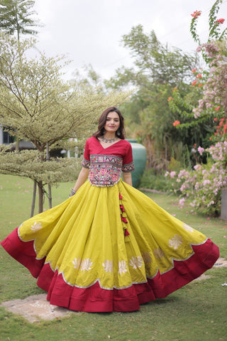 Designer Kutchi Gamthi Lehenga Choli ClothsVilla