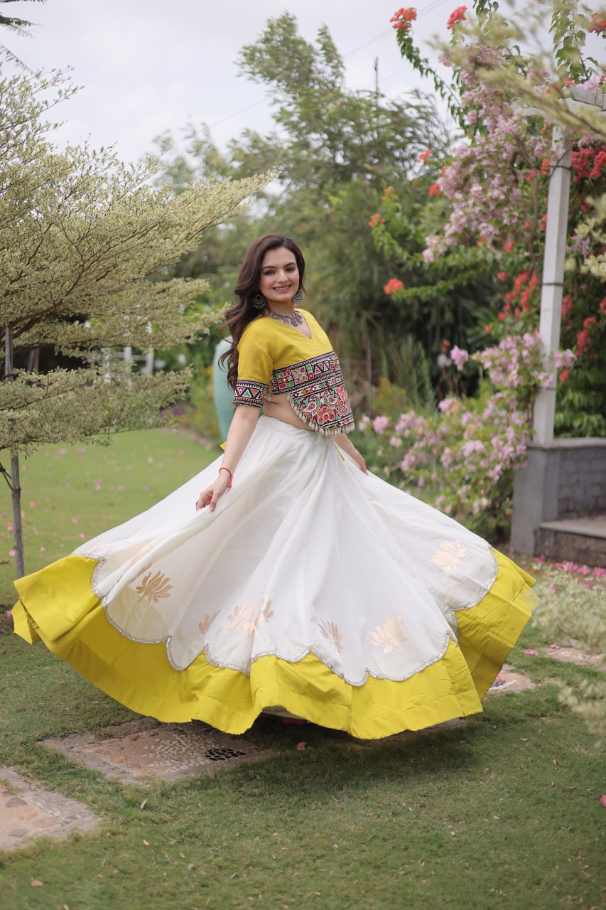 Designer Kutchi Gamthi Lehenga Choli ClothsVilla